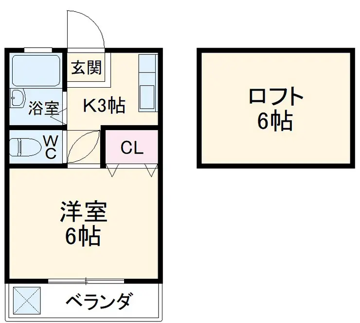 第2ユーキハイツ 2階階 間取り