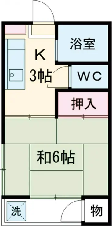 第三雅荘 2階階 間取り