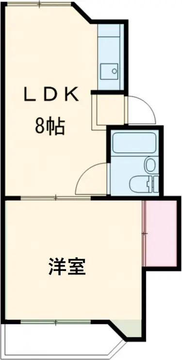 寿コーポ 2階階 間取り