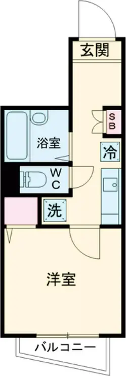 プレールアパートメント芦花公園 2階階 間取り