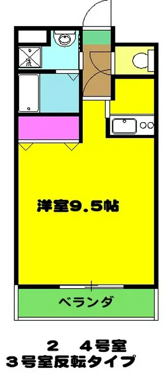 アンブラッセ新検見川 2階階 間取り