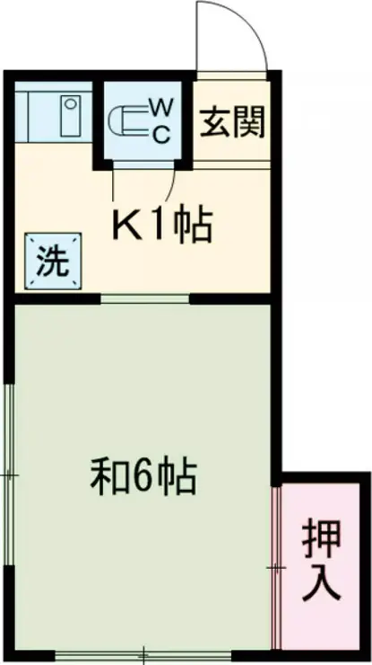 睦荘 2階階 間取り