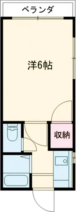 コーポ小金井 1階階 間取り