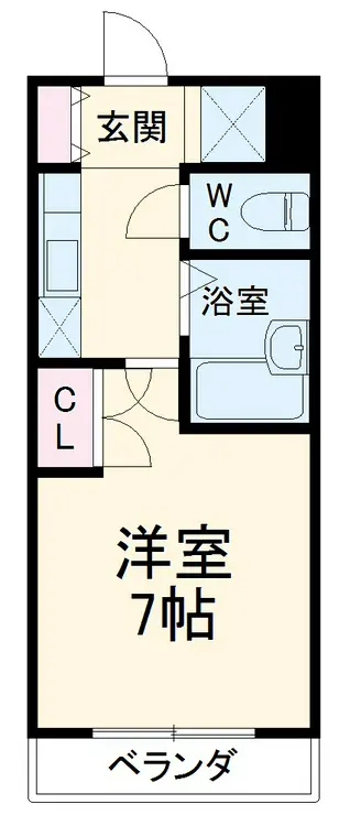 グランデルタ 2階階 間取り