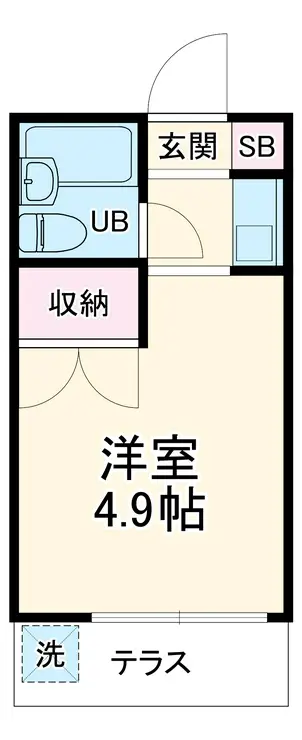 メゾン・ドモ 1階階 間取り