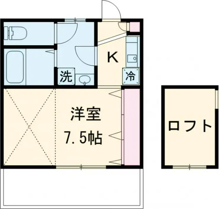 グリーン・ビレッジ 1階階 間取り