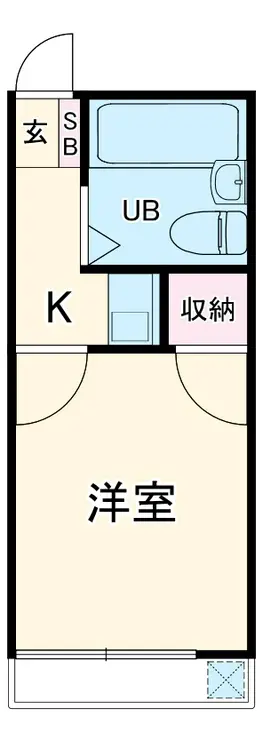 レオ浦和 1階階 間取り