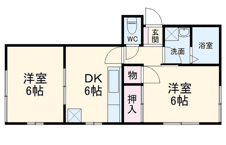 メゾンローラ 1階階 間取り