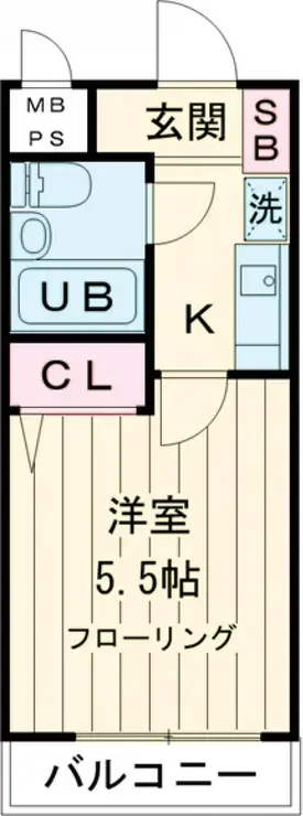 日神パレステージ町田第2 3階階 間取り