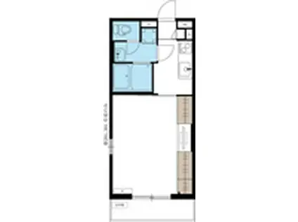 リブリ・オールパラン(1K/3階)の間取り写真