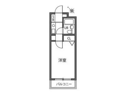 エステージ井荻(1K/1階)の間取り写真