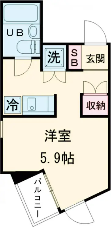 ドミトリー原町田 3階階 間取り