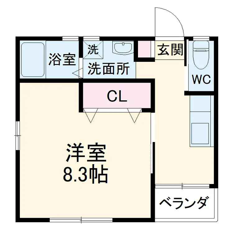 キューブコンポ 1階階 間取り
