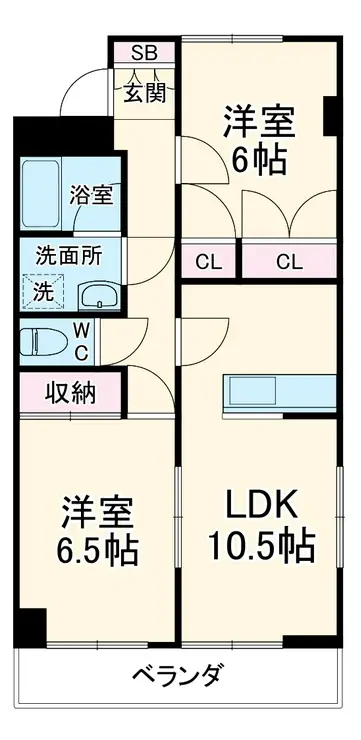 ステーションサイドビル 2階階 間取り