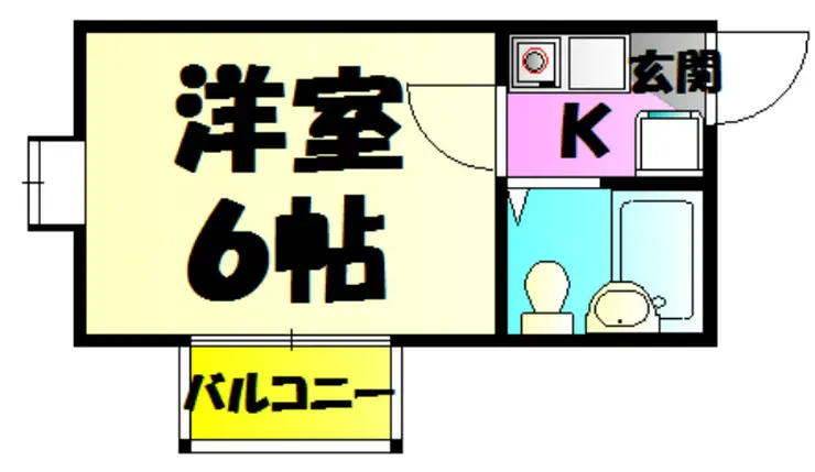 ケントピア亥鼻 2階階 間取り