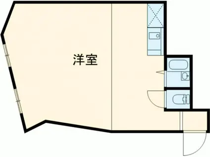 オードリービル(ワンルーム/4階)の間取り写真