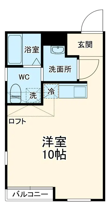 THE ROOM新検見川 3階階 間取り