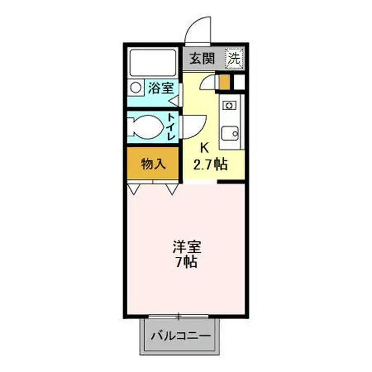 パセオおゆみ野 1階階 間取り