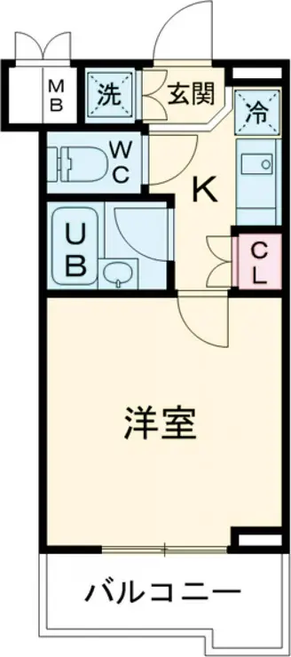 ルーブル中野富士見町弐番館 4階階 間取り