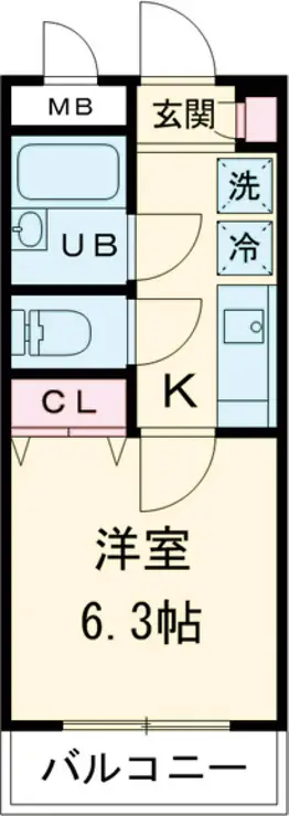 パルムドールハイム 2階階 間取り