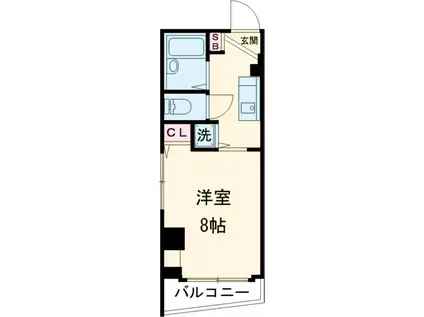 フェニックス高円寺伍番館(1K/7階)の間取り写真