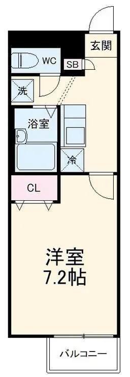 アムール エチゴ 1階階 間取り