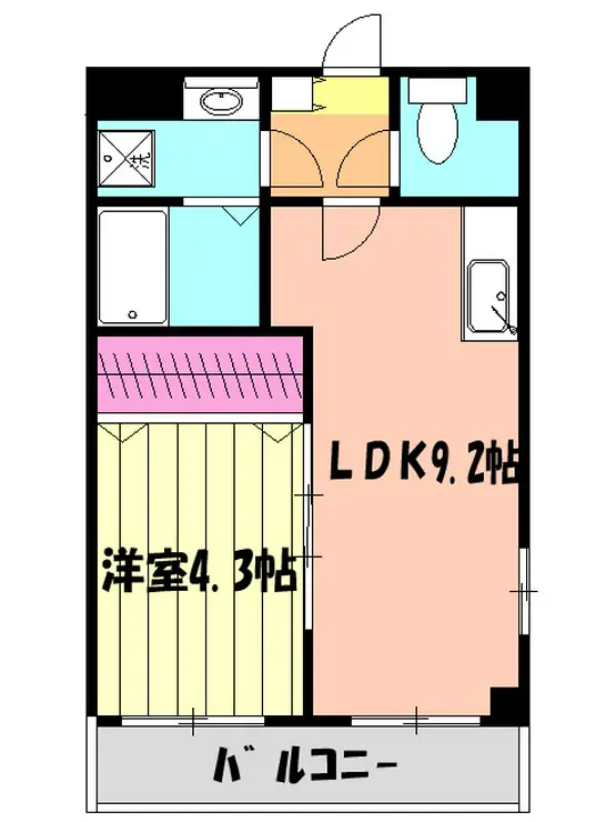 アルコバレーノ マクハリ 3階階 間取り