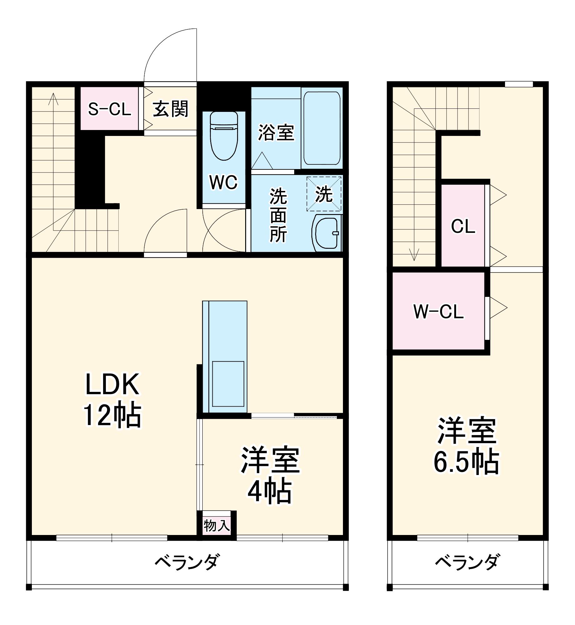Ｓ．Ｏ．Ｈ　Ⅰ(2LDK)の間取り写真