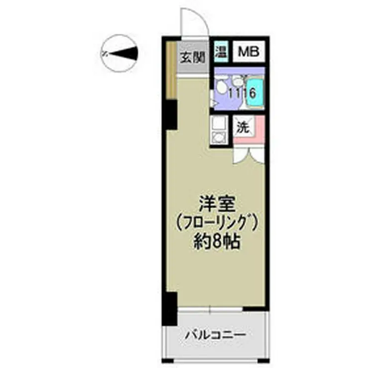 コロネード蕨 4階階 間取り