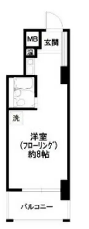 コロネード蕨 8階階 間取り