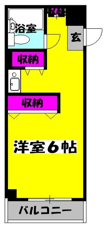 ロックワハイツ 2階階 間取り
