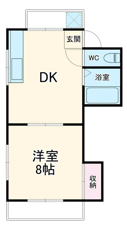 エレガンス南浦和 4階階 間取り