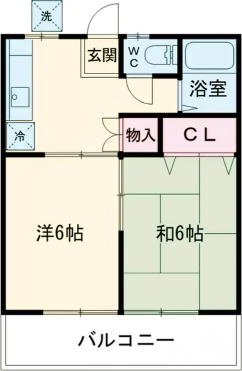 信栄ハイツ 1階階 間取り