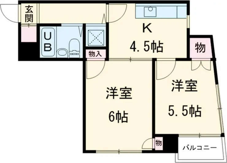 光井グランドハイツ 4階階 間取り