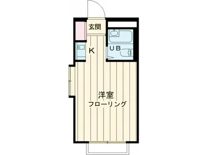 アムロゼッタ西荻窪(ワンルーム/5階)の間取り写真