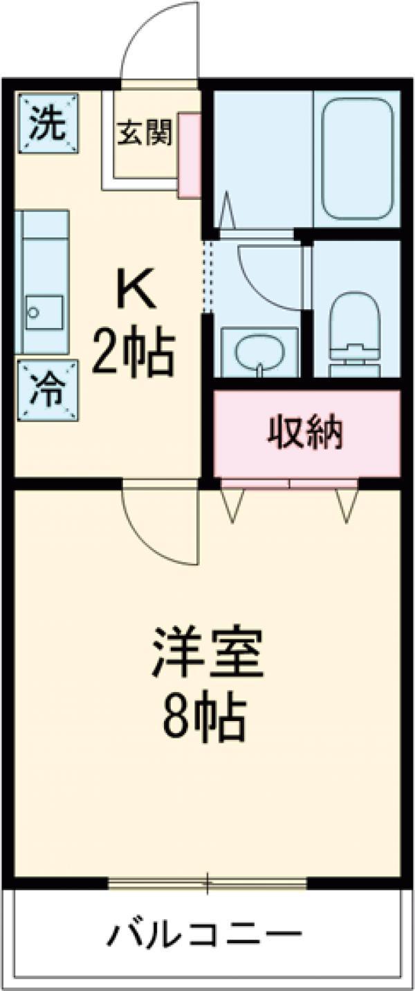 ギャラリー2133(1K/3階)の間取り写真