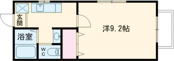 マイハウス新小岩(1K/1階)の間取り写真