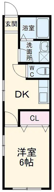 コスモパレス平塚 II 1階階 間取り