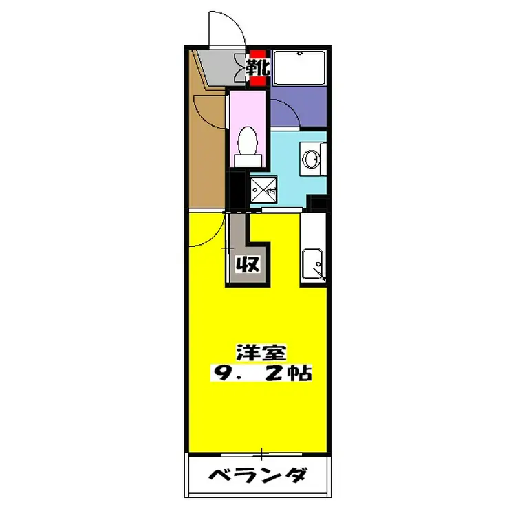 レジディア荻窪 3階階 間取り