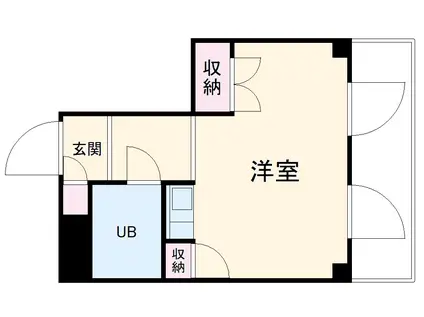 第2メゾン吾妻(1K/2階)の間取り写真