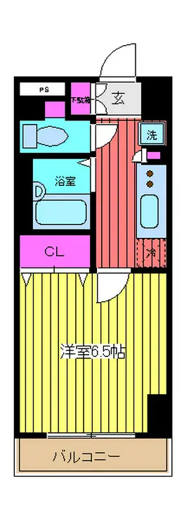 スカイコート新小岩 9階階 間取り