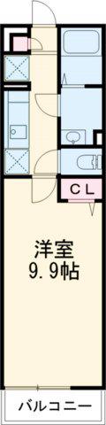 リブリ・SUNエースⅡ(1K/2階)の間取り写真