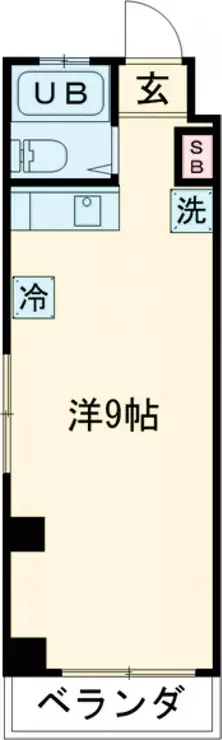 コーポ篠原 3階階 間取り