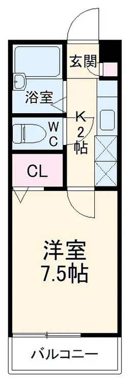 リマール新城A 1階階 間取り