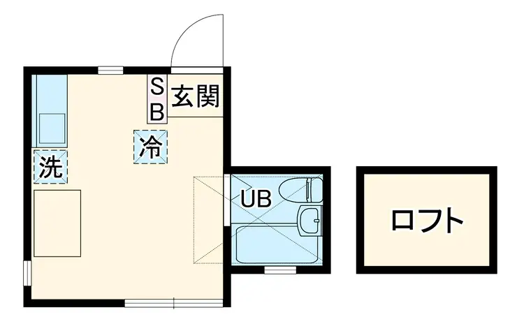 スマートコンパクト溝の口 2階階 間取り