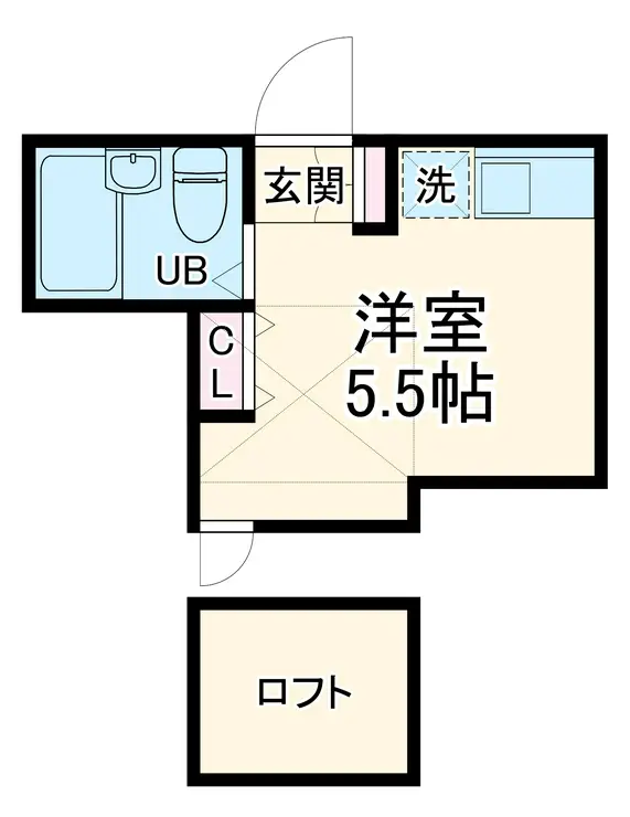 スマートコンパクト溝の口 2階階 間取り