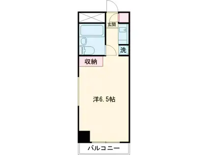 TIKS1(ワンルーム/8階)の間取り写真