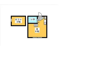 メゾン・デ・ボナール(ワンルーム/2階)の間取り写真