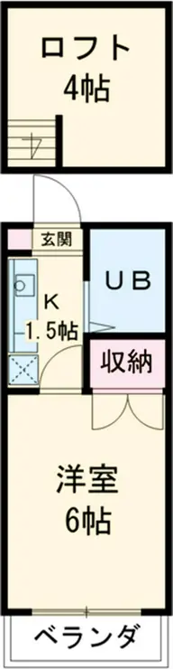 ドリーミー立川 2階階 間取り