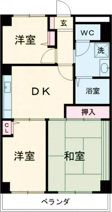サクシード八王子 4階階 間取り
